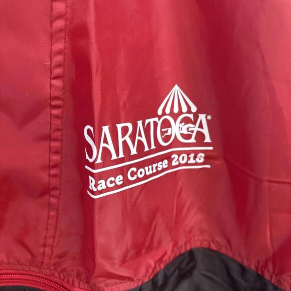 NEW Saratoga Race Track Pullover Windbreaker -Adult L  2018 Stadium Give Away - Picture 2 of 10